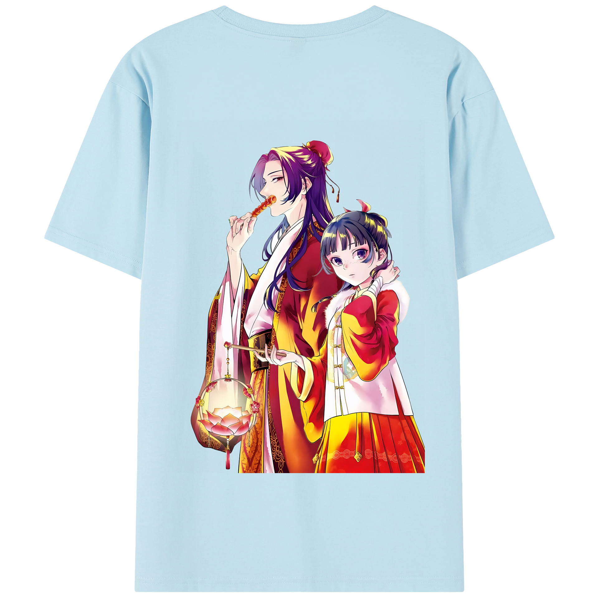 （画像用） 薬屋のひとりごと The Apothecary Diaries 綿100％半袖Tシャツ（背面プリント）